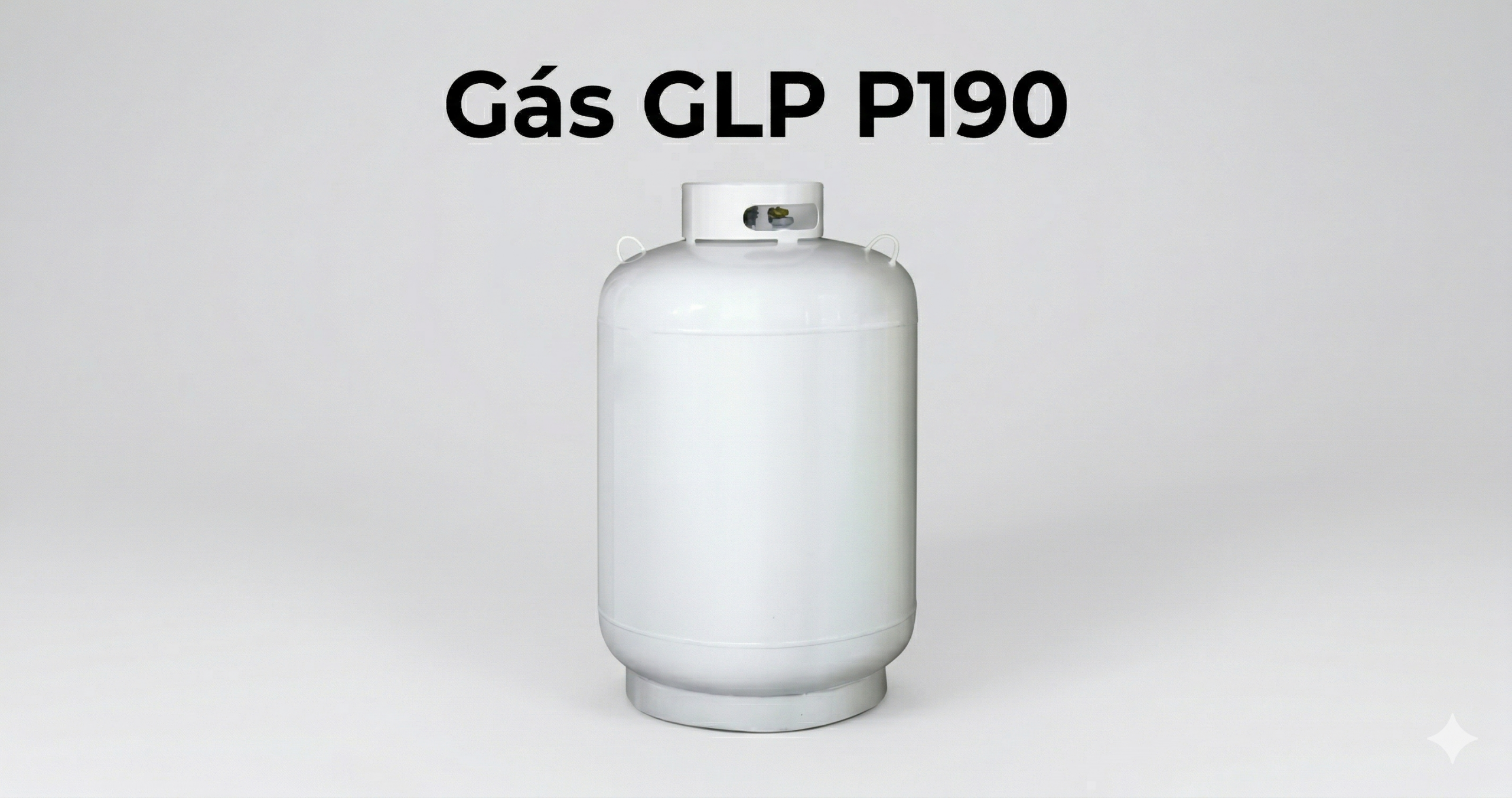 Técnico operando válvulas em uma instalação de armazenamento de tanque de gás GLP P190 industrial com caminhão de logística ao fundo.